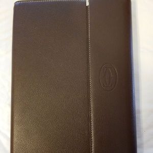 CARTIER AGENDA & MAGNETIC CLOSURE & ENGRAVEMENT